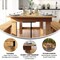 Flash Furniture Rectangle 40 in W, 96 in L, 30 in H, Pine Wood, Pinus Glabra, Steel, Light Natural XA-F-96X40-LN-GG - alternate 9